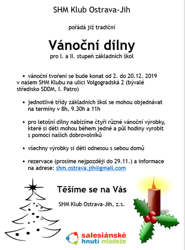 Vánoční dílny Vánoční dílny