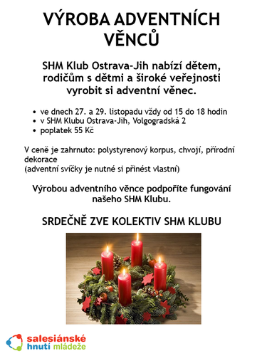 Výroba adventních věnců Výroba adventních věnců